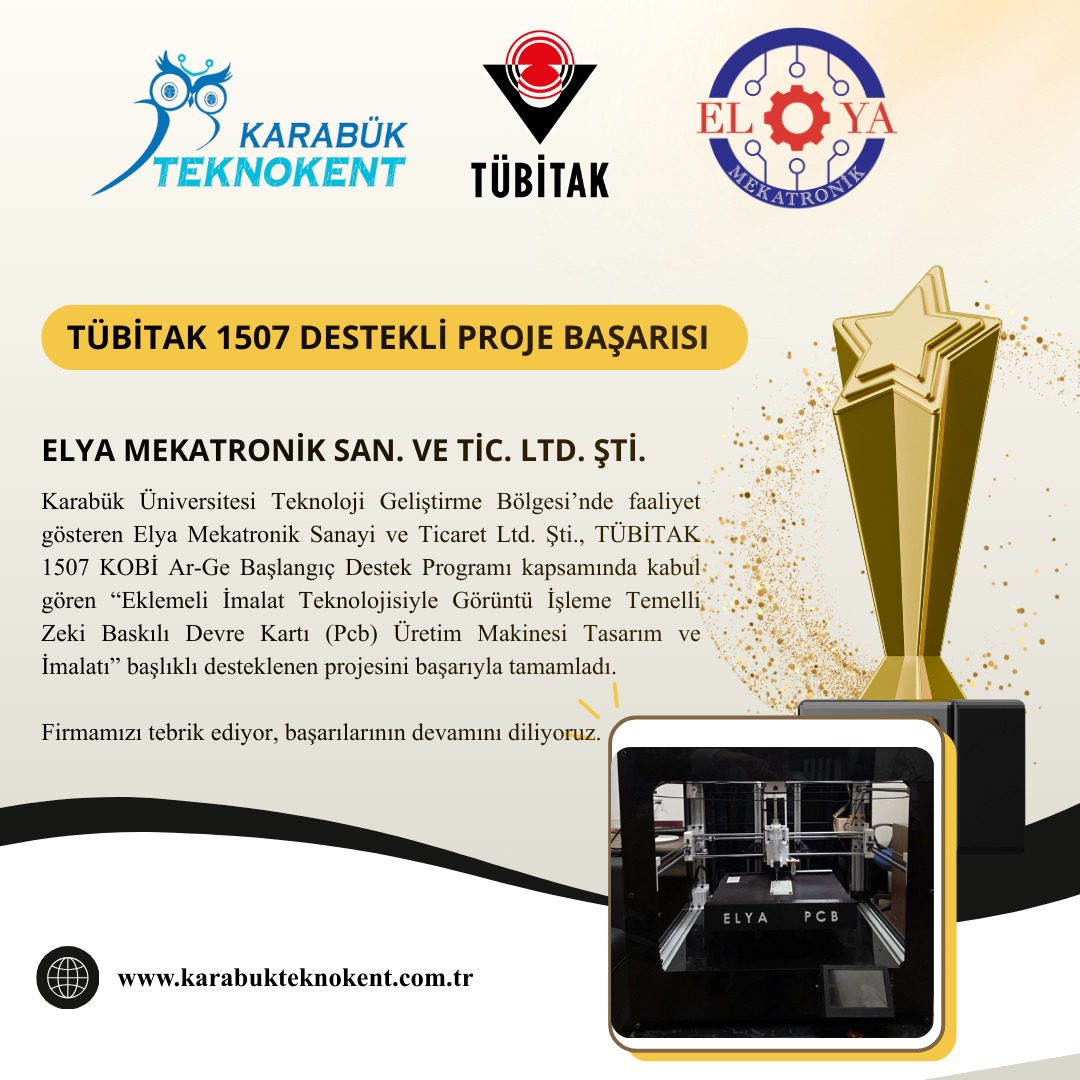 🚀 Teknokentimizde Tübitak Destekli Proje Başarıyla Tamamlandı