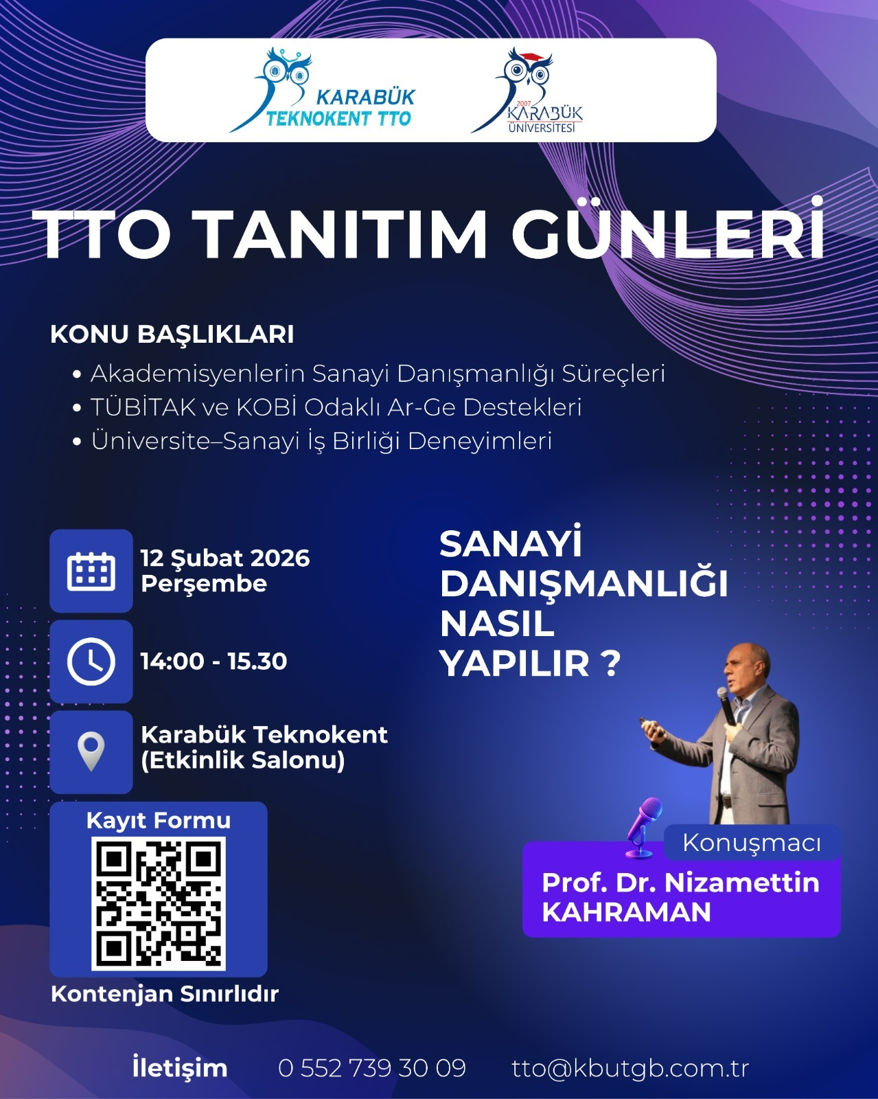 Karabük Teknokent TTO tarafından düzenlenen “Sanayi Danışmanlığı Nasıl Yapılır?”