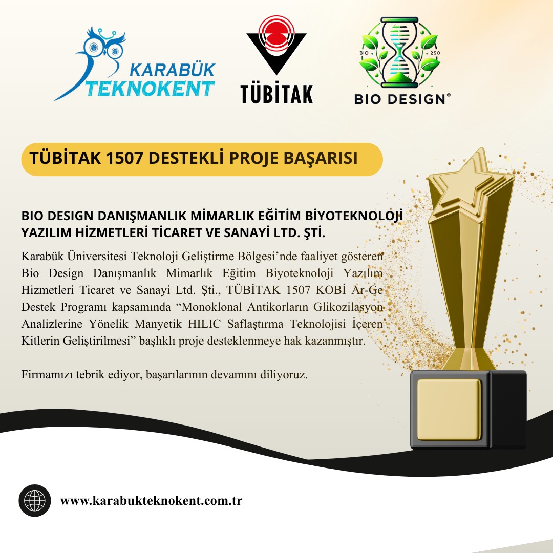🧬 Karabük Teknokent'te Yerli Biyoteknolojiye Tübitak Desteği